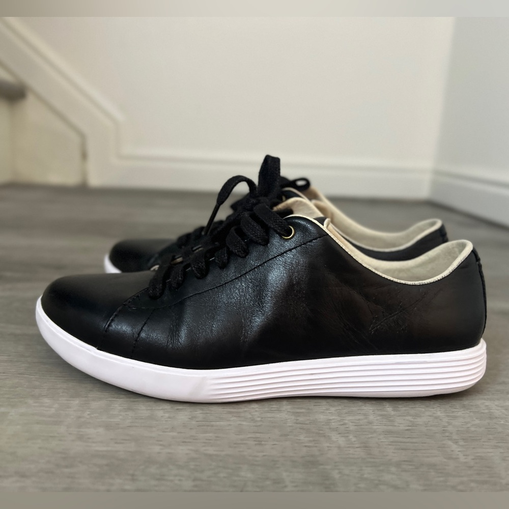 Women’s Black Cole Haan Grand Crosscourt II Sneakers, Women 8, Sezane Jack - Picture 7 of 9